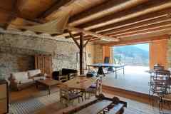 Gîte sous les trois pics, Belledonne,  la salle de jeux
