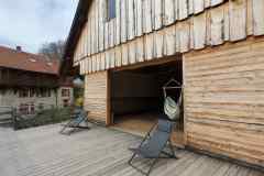 Gîte sous les trois pics, Belledonne,  la terrasse